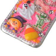 Spritech(TM) 3D Handmade Crystal Phone Case for Iphone 7 4.7inch,Helloween Style Monster Pumpkin Design Smartphone... N3