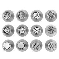 23-Piece Russian Piping Tips,OliveTech Cake Decorating Tips Kits Professional Stainless Steel Large Size Icing...