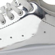 Spritech(TM) Men Women Unisex Fashion PU Leather Lace Up Lovers Casual Flat Sneaker Shoes White and Black 38 N21