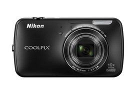 Nikon COOLPIX S800c 16 MP Digital Camera with 10x Optical Zoom and built-in Android Operating System (Black) N5