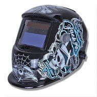 New Auto Darkening Welding Helmet Mask Welders Arc Tig Mig Grinding Solar Powered (Lighting Skeleton) by D2B N14