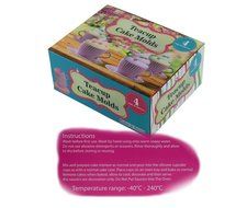 handy helpers Bulk Buys Teacup Cake Molds, 4-Pack