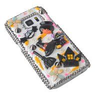 Spritech(TM) 3D Handmade Crystal Phone Case for Samsung Galaxy S7,Helloween Style Monster Haunted house Design... N8