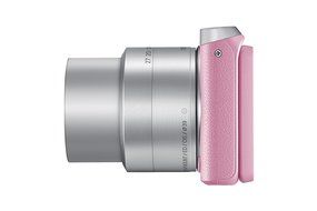 Samsung NX Mini 20.5MP CMOS Smart WiFi &amp; NFC Mirrorless Digital Camera with 9-27mm Lens and 3" Flip Up LCD Touch... N75