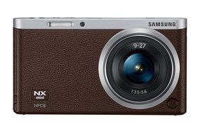 Samsung NX Mini 20.5MP CMOS Smart WiFi &amp; NFC Mirrorless Digital Camera with 9-27mm Lens and 3" Flip Up LCD Touch... N76
