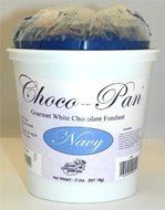 Choco-Pan Rolled Fondant - Navy - White Chocolate - 2 lb