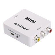 ONSEMI HDMI to AV, Mini HDMI to 3RCA Composite Video AV Converter 1080P for PC Laptop Xbox PS3 TV STB VHS VCR... N2