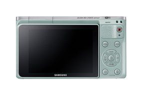 Samsung NX Mini 20.5MP CMOS Smart WiFi &amp; NFC Mirrorless Digital Camera with 9-27mm Lens and 3" Flip Up LCD Touch... N85