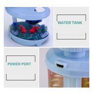 Essential Oil Diffuser, Pretty Handy Ultrasonic Humidifier Mini Fish Tank Mist Humidifier Night Lights Air Humidifier... N16