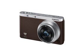 Samsung NX Mini 20.5MP CMOS Smart WiFi &amp; NFC Mirrorless Digital Camera with 9-27mm Lens and 3" Flip Up LCD Touch... N89