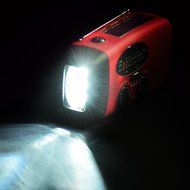 Newcomdigi Emergency Solar Hand Radio, LED Solar Hand Crank Self Powered AM/FM/NOAA Weather Radio, Smart Phone... N4