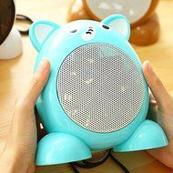 FU-FU Cute Safety Pink Cat Energy-saving Portable Heater Mini Household Office Desktop Household Electric Fan... N6