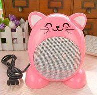 FU-FU Cute Safety Pink Cat Energy-saving Portable Heater Mini Household Office Desktop Household Electric Fan... N8