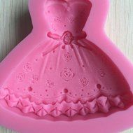 Anyana 3D Lady Princess Dress Wedding Silicone Fondant Mold Cake Decorating Pastry Gum Pastry Tool Kitchen Tool... N2