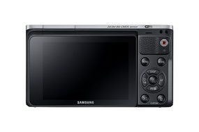 Samsung NX Mini 20.5MP CMOS Smart WiFi &amp; NFC Mirrorless Digital Camera with 9-27mm Lens and 3" Flip Up LCD Touch... N90