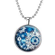 Steampunk Glow in the Dark Snow Flake Xmas Necklace Pendant Jewelry Party New