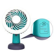 LIWUYOU Summer Mini Handheld Fan Battery Operated USB Rechargeable Outdoor Small Portable Fan Lamp LED Lights... N6