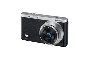 Samsung NX Mini 20.5MP CMOS Smart WiFi &amp; NFC Mirrorless Digital Camera with 9-27mm Lens and 3" Flip Up LCD Touch... N98