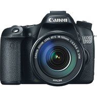 Canon EOS 70D DSLR 20.2MP WiFi Camera + 18-135mm IS STM Lens + 64GB Storage + LED Kit + Case + UV Filter + Card... N2