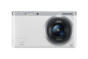 Samsung NX Mini 20.5MP CMOS Smart WiFi &amp; NFC Mirrorless Digital Camera with 9-27mm Lens and 3" Flip Up LCD Touch... N99
