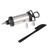 SODIAL(R) Stainless Steel Icing Nozzles Piping Syringe Cream Chocolate Plate Pen Cake Puff Cream Sugarcraft Pastry...