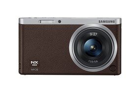 Samsung NX Mini 20.5MP CMOS Smart WiFi &amp; NFC Mirrorless Digital Camera with 9-27mm Lens and 3" Flip Up LCD Touch... N106