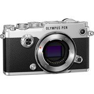 Olympus PEN-F 20MP Mirrorless Micro Four Thirds Digital Camera w/ M. Zuiko 14-42mm f3.5-5.6 EZ Lens Silver Bundle N4
