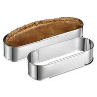 Westmark Oval baking tin- Perfect for Cakes and Breads No-Base Stainless Steal Extendable Bakeware, , Stainless...
