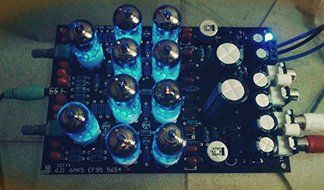 Nobsound&reg; Luxury 6J1*10 Valve Audio Hifi Stereo Pure Tube Headphone Preamplifier Assembled Board Diy