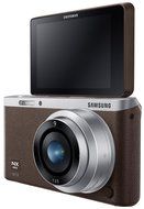 Samsung NX Mini 20.5MP CMOS Smart WiFi &amp; NFC Mirrorless Digital Camera with 9-27mm Lens and 3" Flip Up LCD Touch... N116