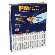 Allergen Reduction Air Filter 1550 [Set of 4] Size: 25" H x 20" W x 4" D