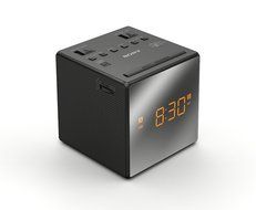 Sony ICFC1T Dual Alarm Clock Radio, White N4