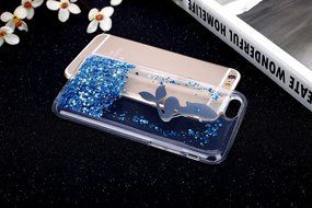 iPhone 6S Plus Case,iPhone 6/6S Plus Bling Glitter TPU Case,PHEZEN Mermaid Pattern Shiny Sparkling Glitter Flexible... N10