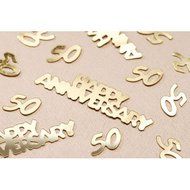 Bulk Buy: Darice DIY Crafts 50th Anniversary Confetti Gold 14 grams (6-Pack) V1630-50