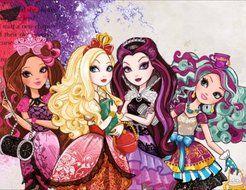 Ever After High Image Photo Cake Topper Sheet Personalized Custom Customized Birthday Party - 1/4 Sheet - 79872