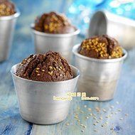 Astra shop Set of 6 Mini Nonstick Individual Anodized Aluminum Molds/ Chocolate Molten Pans/ Pudding Cups/ Raspberry... N2