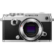 Olympus PEN-F 20MP Mirrorless Micro Four Thirds Digital Camera w/ M. Zuiko 14-42mm f3.5-5.6 EZ Lens Silver Bundle N6