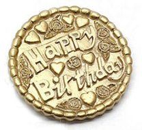 Baking Molds 3D Silicone Mould Cake Candy Pastry Tools Decorating Reusable Non-stick Happy Birthday Round Plaque... N2