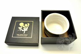 Japanese Mino Yaki ware Matcha Bowl Green Tea 11 / 11 / 8.5cm (4.3 / 4.3 / 3.3inch)[7314] N2