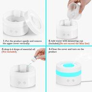 Erin Aromatherapy Essential Oils 100ml Diffuser Ultrasonic Cool Mist Humidifier ,7 Color Changing Light for Home... N4
