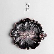 CCWY Creative coasters metal cup tea wholesale bronze mat, Cu and Fe insulation pad tea saucer tea accessories... N3