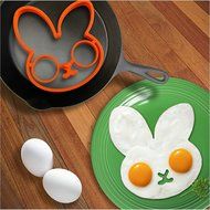 HAKSEN Silicone Egg Ring Maker Mold Shaper Combo / Breakfast Sandwich Pancake Omelet Novelty, Set of 3(Spooky... N2