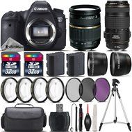 Canon EOS 6D DSLR Camera + Tamron 28-75mm XR Di Lens + Canon 70-300mm USM Lens + 0.43X Wide Angle Lens + 2.2x...