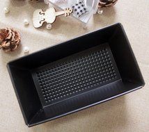 Meleg Otthon Nonstick Square Bread Loaf Pan , Perfect Meatloaf Pan,Toast Box Mold Carbon Steel,Bakeware Pan for... N7