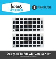 GE Cafe Series Fridge Odor Air Filter; Fits CFE28TSHSS, CYE22TSHSS, CZS25TSESS &amp; CNS23SSHSS; Home Revolution Brand... N7