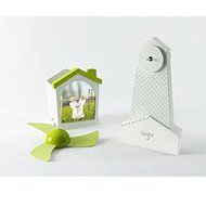 Megadream 3 in 1 USB Powered Soft EVA Blade Windmills Shape Handheld Mini Fan with Photo Frame Album &amp; Pen Container... N7