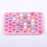 Y&amp;XL&amp;H 55 Holes Silicone Chocolate Ice Mold Heart Shape Silicone Cake Mould N2