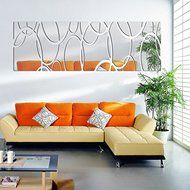 EverTrust(TM) hot real diy wall stickers sale mirror surface decoration house still life 3d wall sticker modern... N5