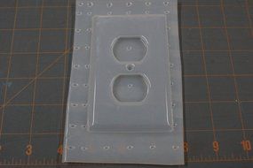 Plug In Cover Plastic Mold, Resin Mold, polymer clay mold, plaster mold, plug-in mold, plugin cover mold, cover... N2