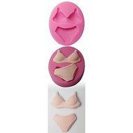 Sher FOUR-C DIY Baking Mold Bra And Underwear Gum Paste Molds Color Pink